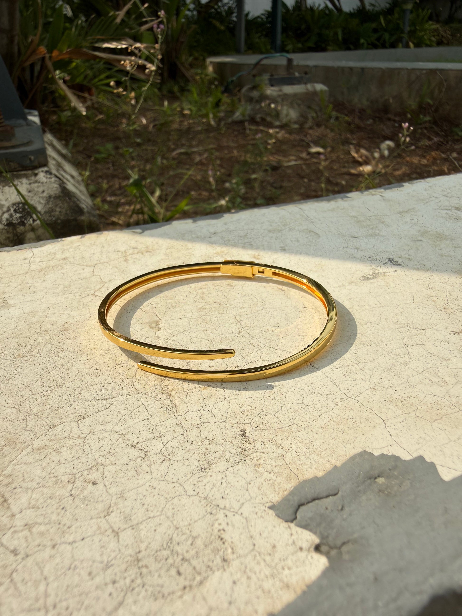 Hinged Wrap Cuff Bangle