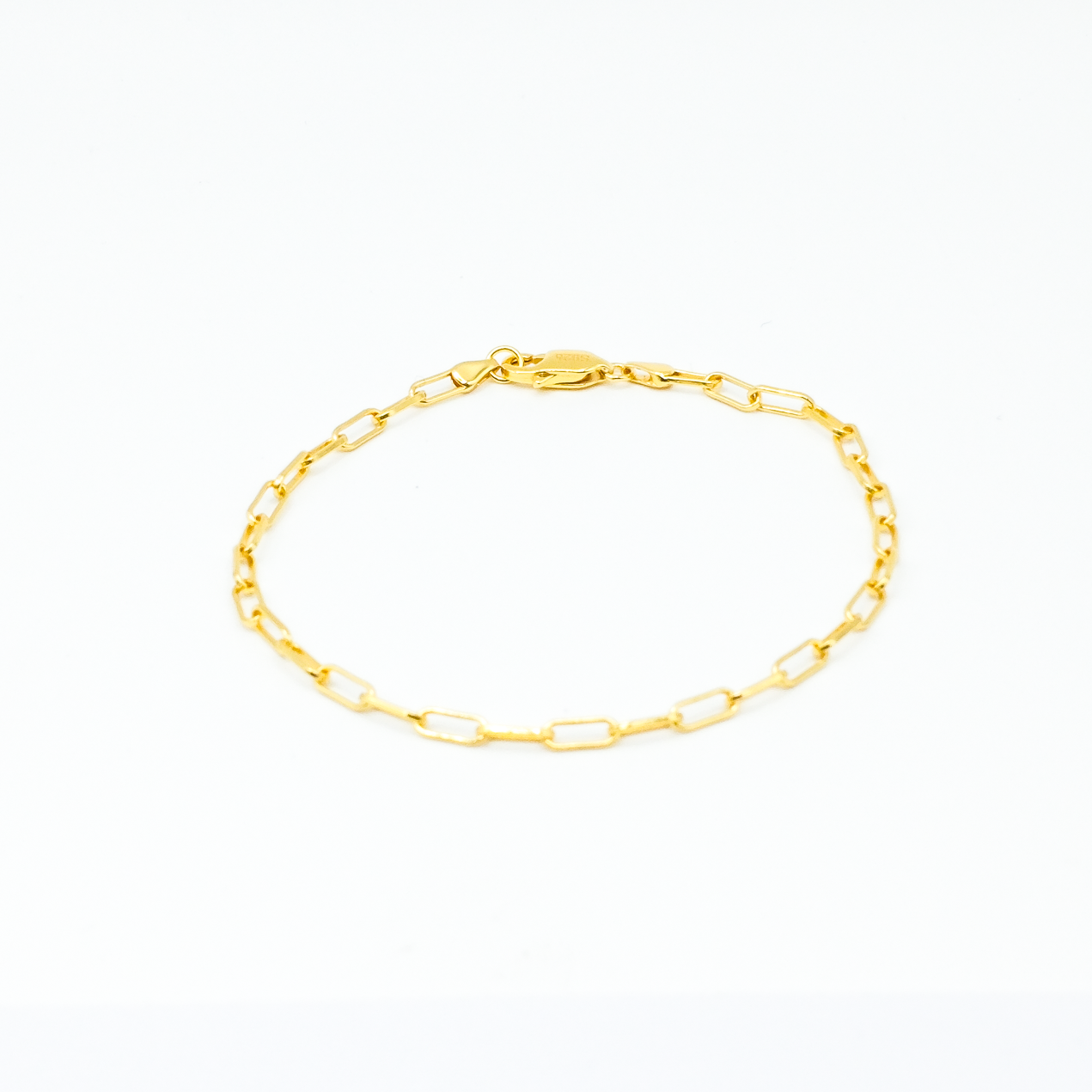 Linear Link Chain Bracelet