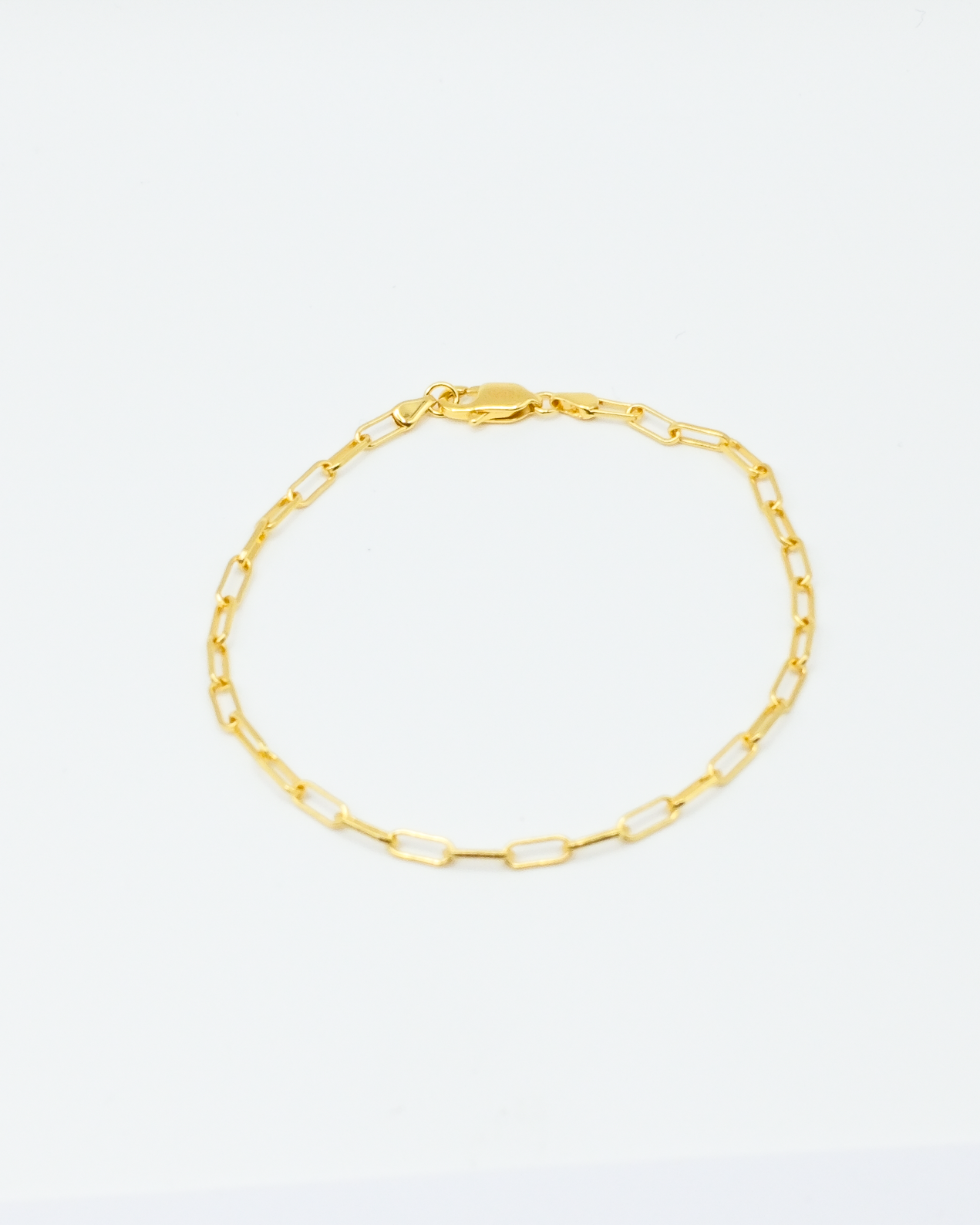 Linear Link Chain Bracelet
