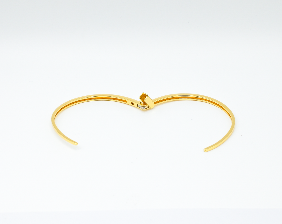 Hinged Wrap Cuff Bangle
