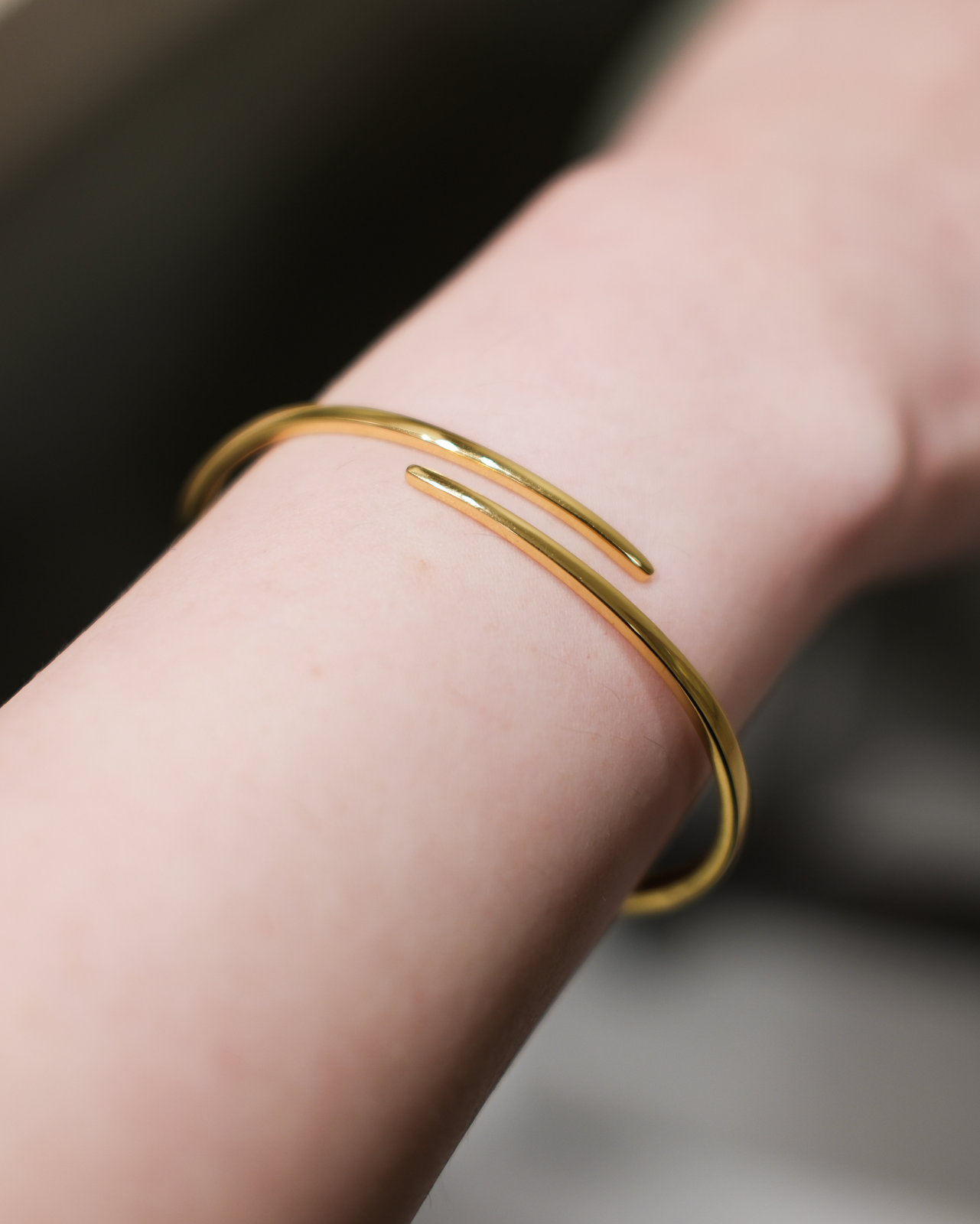 Hinged Wrap Cuff Bangle