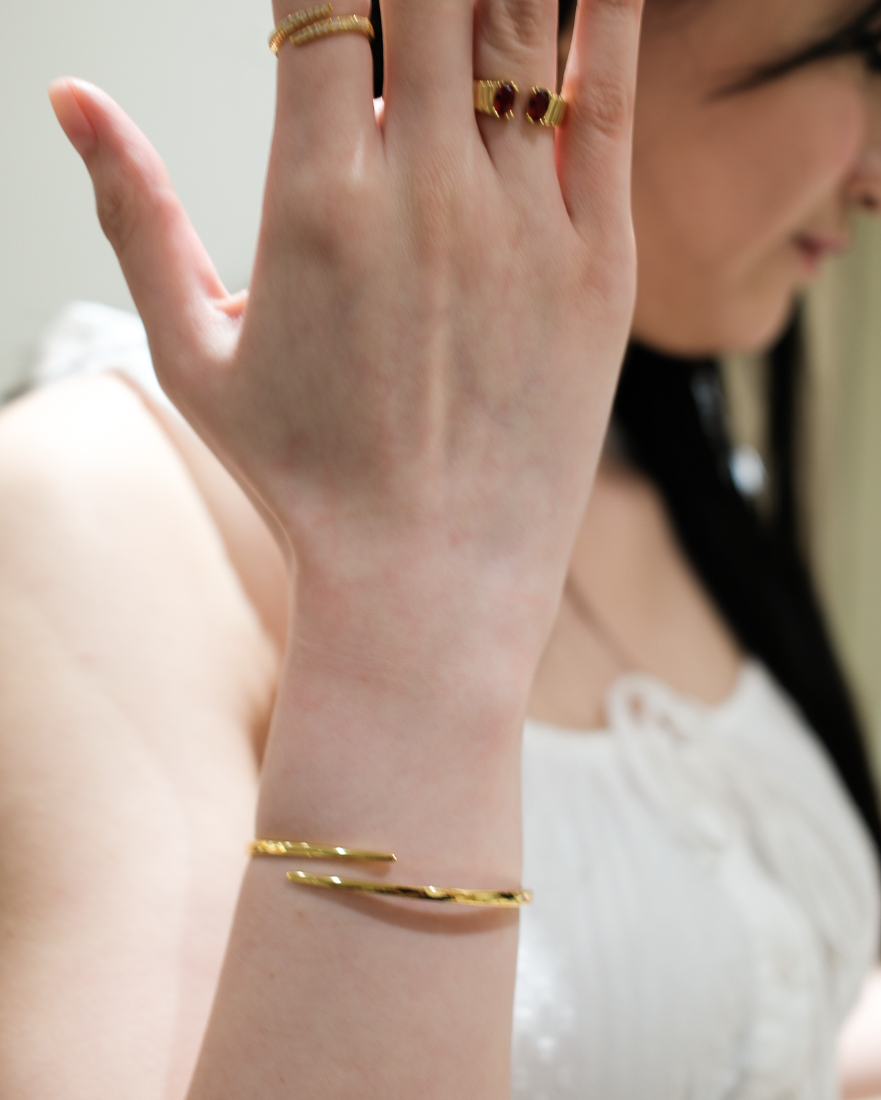 Hinged Wrap Cuff Bangle