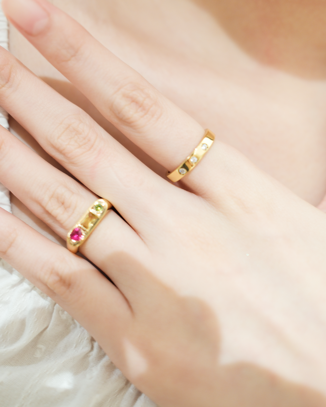 Combination Stone Ring