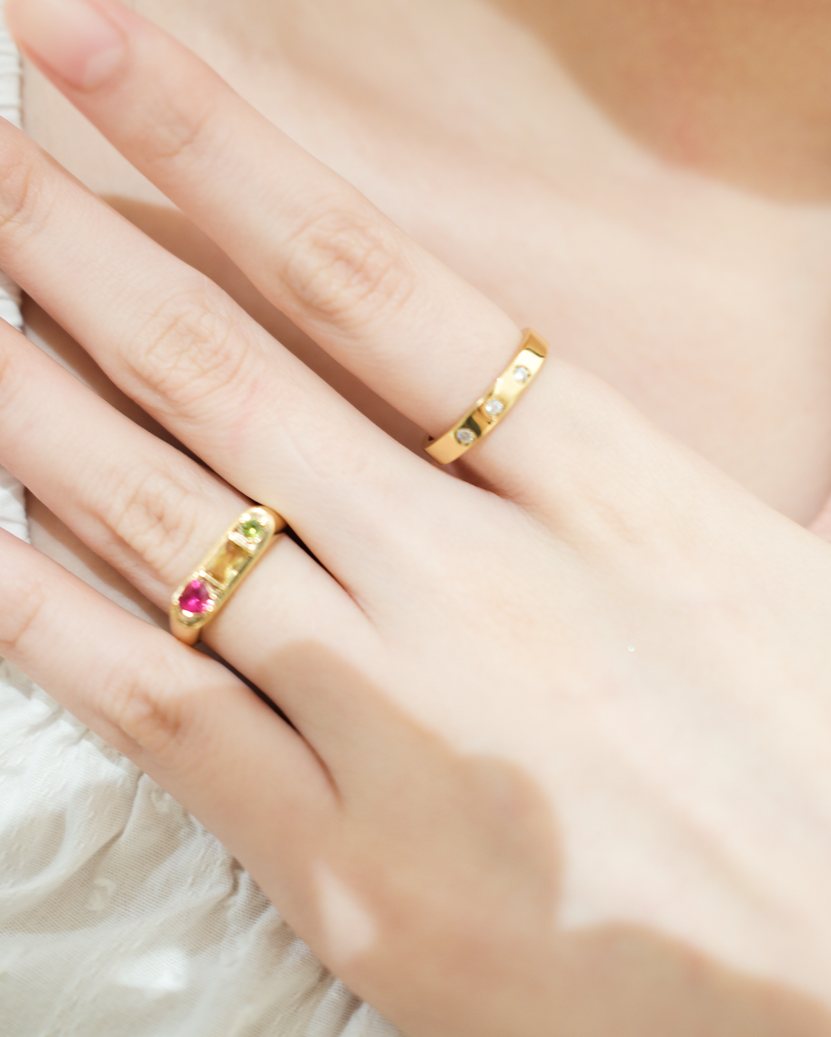 Combination Stone Ring