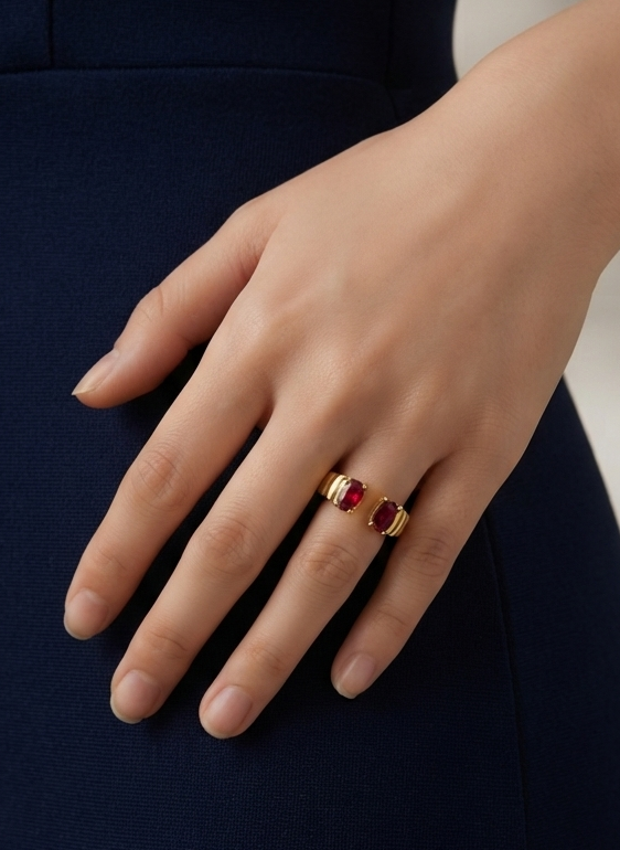 Twin Red Ring