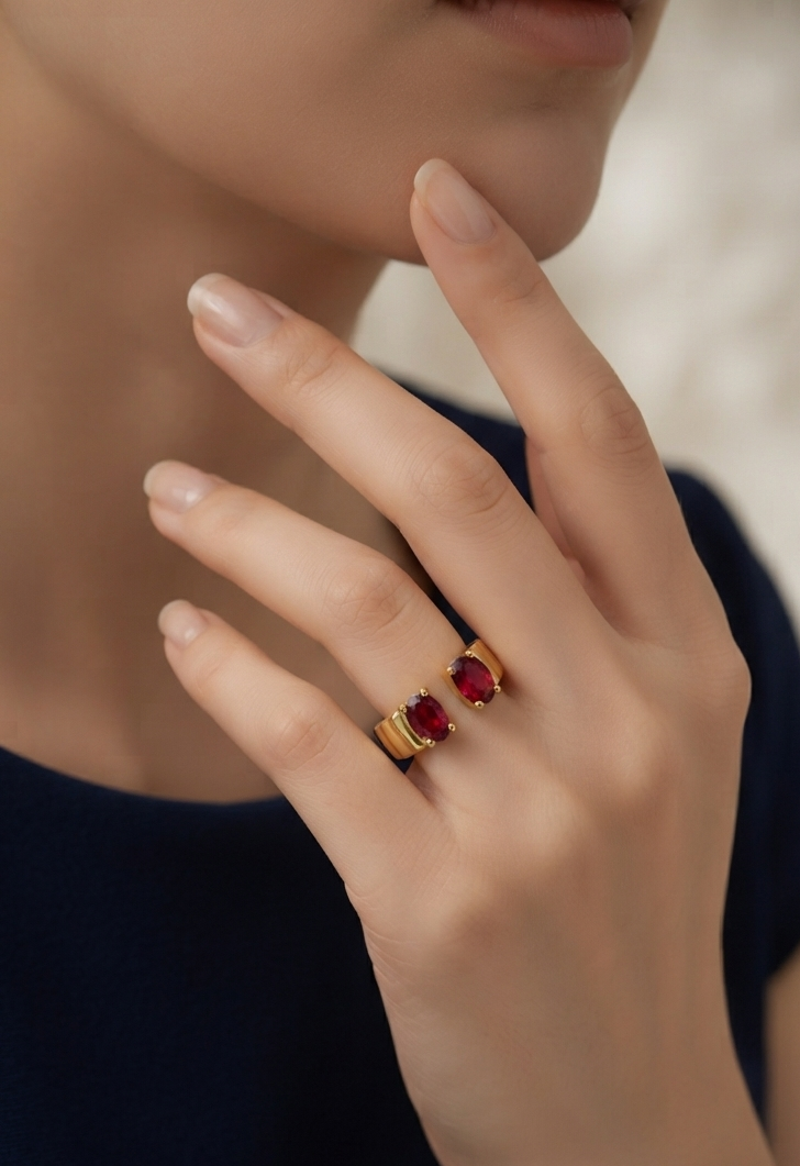 Twin Red Ring