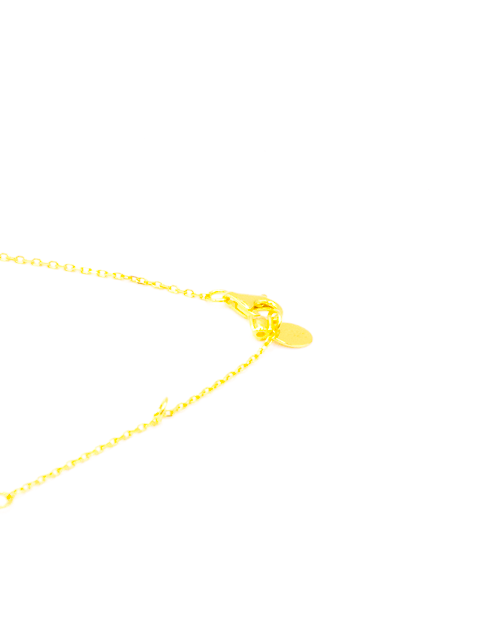 Bow Cascade Bar Necklace