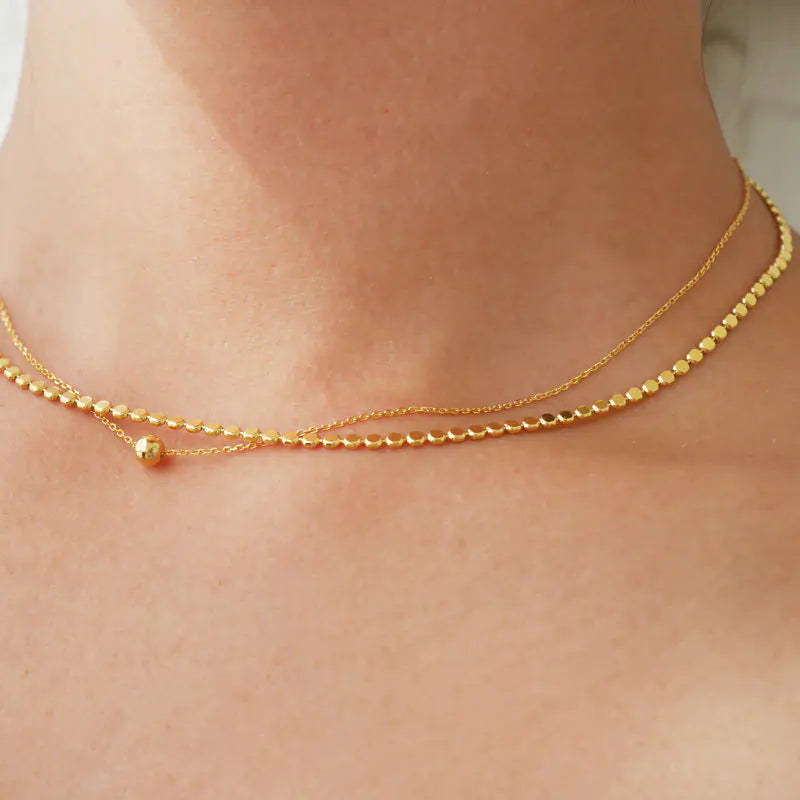 Gold-Plated Petite Necklace