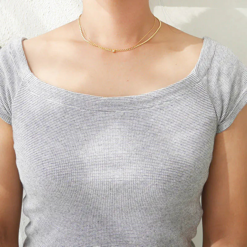 Gold-Plated Petite Necklace